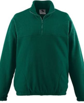 Augusta Sportswear 3530 Chill Fleece Half-Zip Pull in Dark green