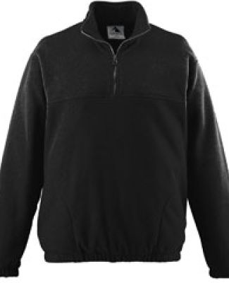 Augusta Sportswear 3530 Chill Fleece Half-Zip Pull in Black