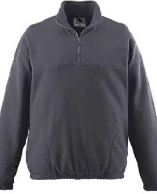 Augusta Sportswear 3530 Chill Fleece Half-Zip Pull in Charcoal heather