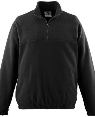Augusta Sportswear 3531 Youth Chill Fleece Half-Zi in Black
