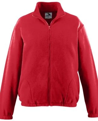 Augusta Sportswear 3540 Chill Fleece Full Zip Jack in Red