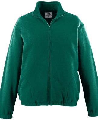 Augusta Sportswear 3540 Chill Fleece Full Zip Jack in Dark green
