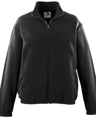 Augusta Sportswear 3540 Chill Fleece Full Zip Jack in Black