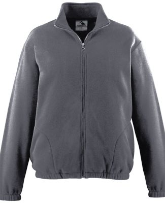 Augusta Sportswear 3540 Chill Fleece Full Zip Jack in Charcoal heather
