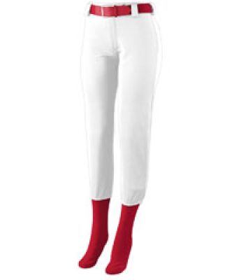 Augusta Sportswear 1240 Women's Low Rise Homerun P in White
