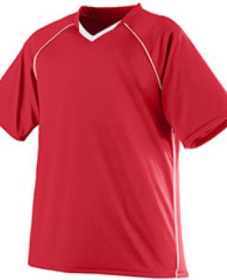 Augusta Sportswear 214 Striker Jersey in Red/ white