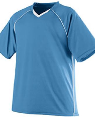 Augusta Sportswear 214 Striker Jersey in Columbia blue/ white