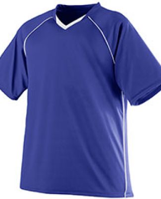 Augusta Sportswear 214 Striker Jersey in Purple/ white