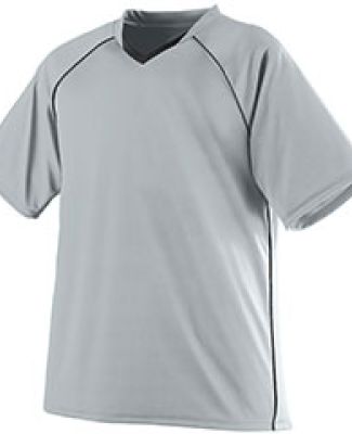 Augusta Sportswear 214 Striker Jersey in Silver/ black