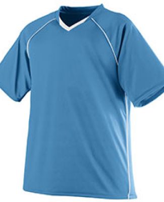 Augusta Sportswear 215 Youth Striker Jersey in Columbia blue/ white