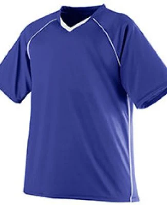 Augusta Sportswear 215 Youth Striker Jersey in Purple/ white