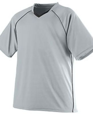Augusta Sportswear 215 Youth Striker Jersey in Silver/ black