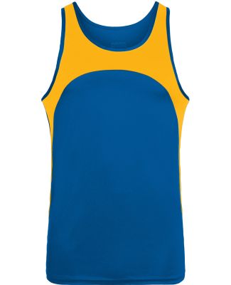 Augusta Sportswear 340 Velocity Track Jersey in Royal/ gold