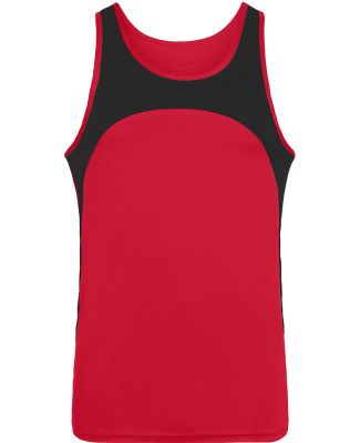 Augusta Sportswear 340 Velocity Track Jersey in Red/ black