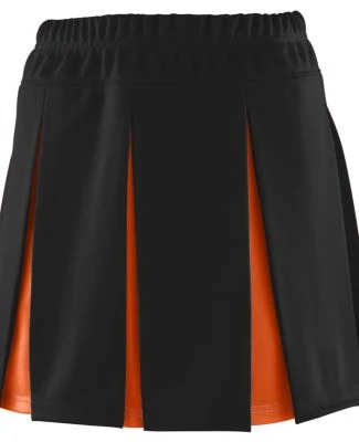 Augusta Sportswear 9115 Women's Liberty Skirt in Black/ orange