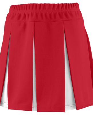 Augusta Sportswear 9115 Women's Liberty Skirt in Red/ white