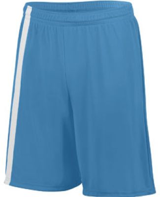 Augusta Sportswear 1623 Youth Attacking Third Shor in Columbia blue/ white