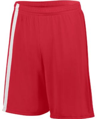 Augusta Sportswear 1623 Youth Attacking Third Shor in Red/ white