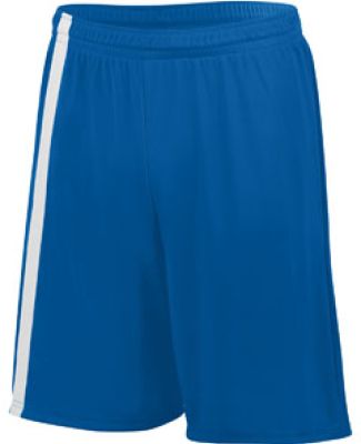Augusta Sportswear 1623 Youth Attacking Third Shor in Royal/ white