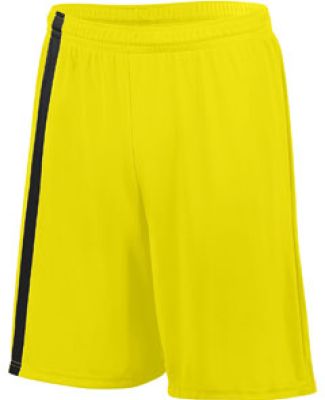 Augusta Sportswear 1623 Youth Attacking Third Shor in Power yellow/ black