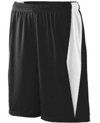Augusta Sportswear 9735 Top Score Short in Black/ white