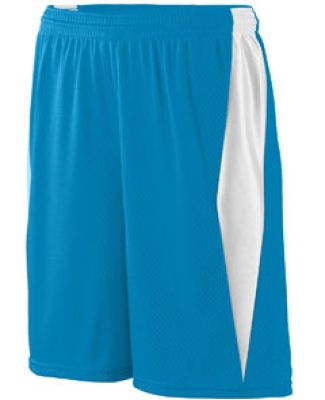 Augusta Sportswear 9735 Top Score Short in Power blue/ white