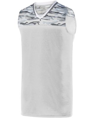 Augusta Sportswear 1115 Mod Camo Game Jersey WHITE/ GRPH/ WHT