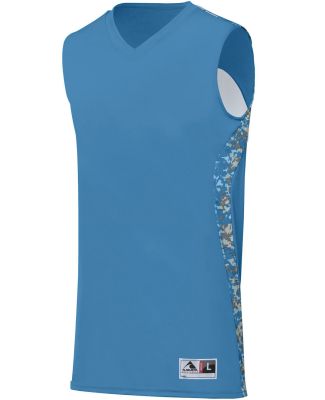 Augusta Sportswear 1161 Hook Shot Reversible Jerse in Columbia blue/ columbia blue digi