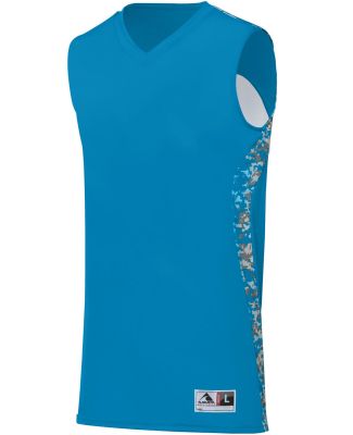 Augusta Sportswear 1161 Hook Shot Reversible Jerse in Power blue/ power blue digi