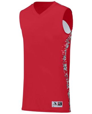 Augusta Sportswear 1161 Hook Shot Reversible Jerse in Red/ red digi