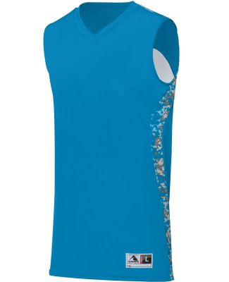 Augusta Sportswear 1162 Youth Hook Shot Reversible in Power blue/ power blue digi