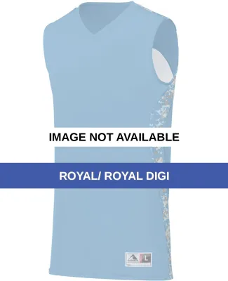 Augusta Sportswear 1162 Youth Hook Shot Reversible Royal/ Royal Digi