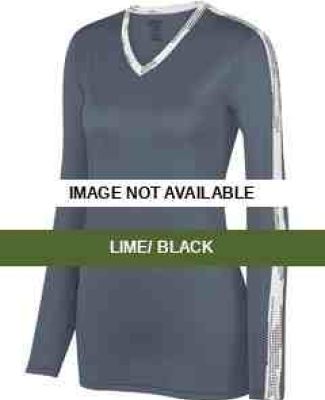 Augusta Sportswear 1307 Women's Vroom Jersey Lime/ Black