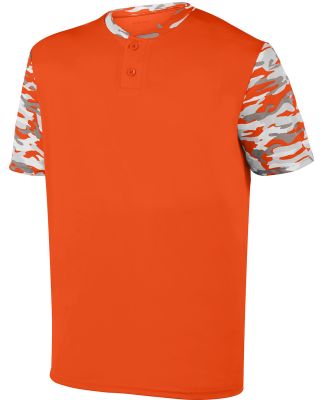 Augusta Sportswear 1548 Pop Fly Jersey in Orange/ orange mod