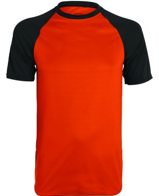 Augusta Sportswear 1509 Youth Wicking Short Sleeve in Orange/ black