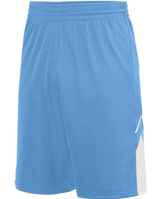 Augusta Sportswear 1168 Alley-Oop Reversible Short in Columbia blue/ white