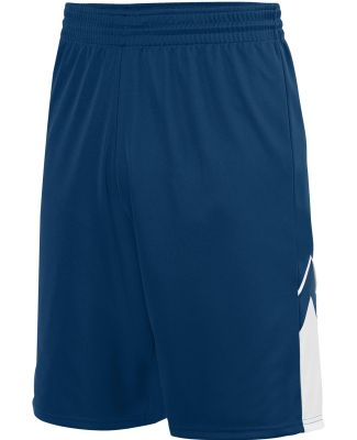 Augusta Sportswear 1168 Alley-Oop Reversible Short in Navy/ white