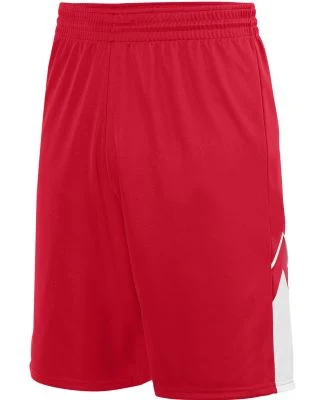 Augusta Sportswear 1168 Alley-Oop Reversible Short in Red/ white