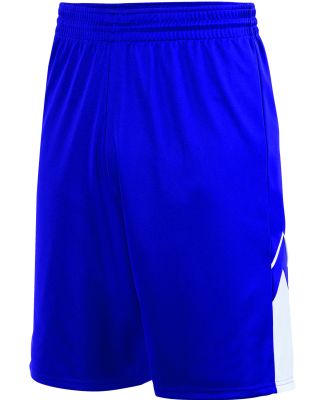 Augusta Sportswear 1168 Alley-Oop Reversible Short in Purple/ white