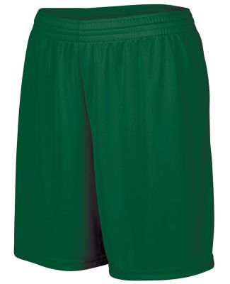 Augusta Sportswear 1424 Girl's Octane Short in Dark green