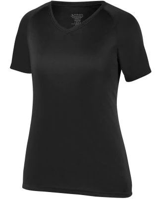 Augusta Sportswear 2793 Girls Attain Wicking T Shi in Black