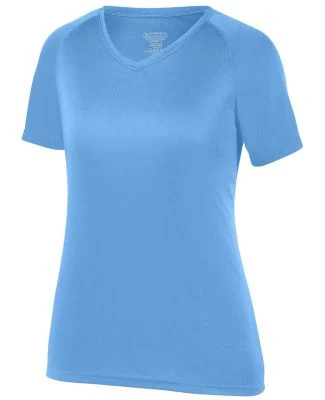 Augusta Sportswear 2793 Girls Attain Wicking T Shi in Columbia blue