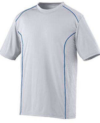 Augusta Sportswear 1091 Youth Winning Streak Crew in White/ royal