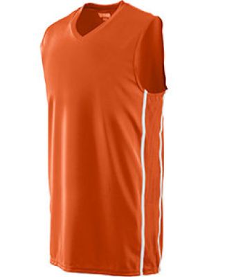 Augusta Sportswear 1180 Winning Streak Game Jersey in Orange/ white