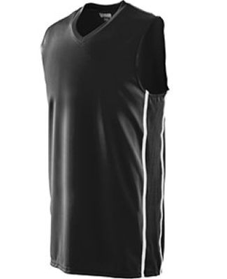 Augusta Sportswear 1180 Winning Streak Game Jersey in Black/ white