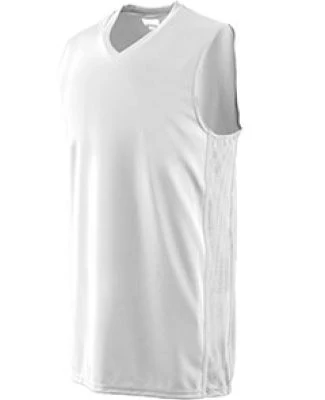 Augusta Sportswear 1180 Winning Streak Game Jersey in White/ white