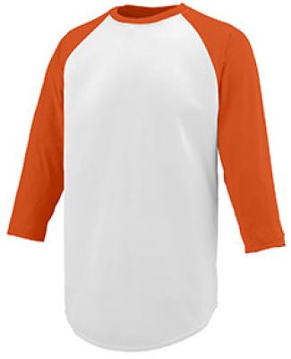 Augusta Sportswear 1505 Nova Jersey in White/ orange