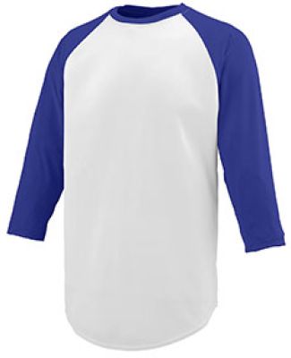 Augusta Sportswear 1505 Nova Jersey in White/ purple