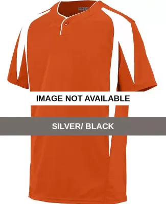 Augusta Sportswear 1546 Youth Flyball Jersey Silver/ Black