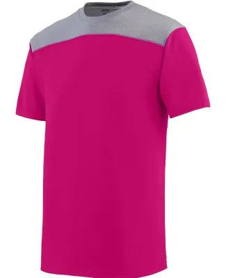 Augusta Sportswear 3055 Challenge T-Shirt Power Pink/ Graphite Heather